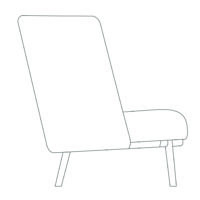 Easy chair Wood